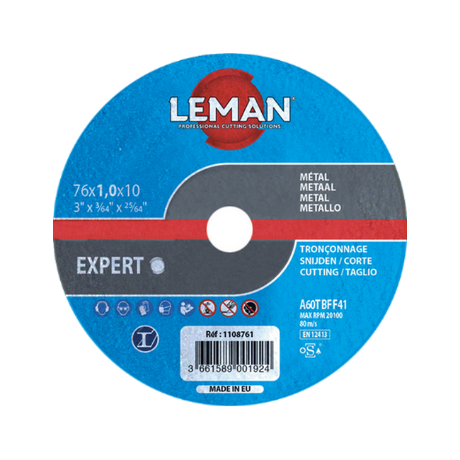 Disque à tronçonner Ø 76 mm ep 1 mm