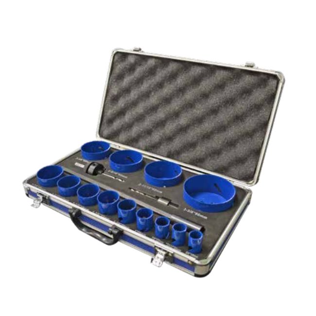 Coffret 13 Scies Cloches spécial Tube Ø 19 à 86 mm 