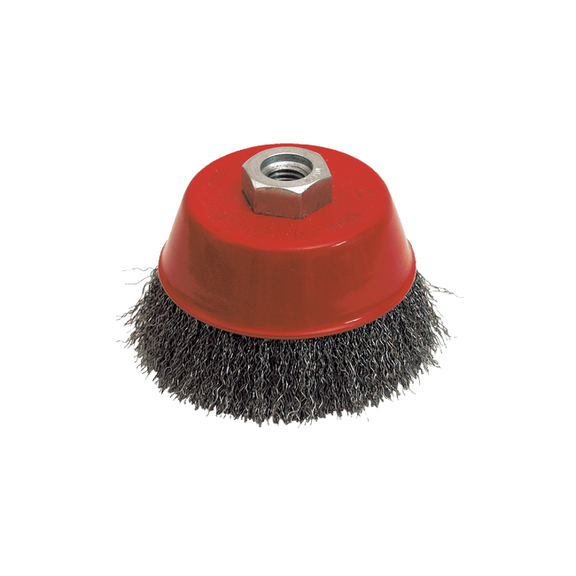 Brosse conique fil ondulé 60 mm